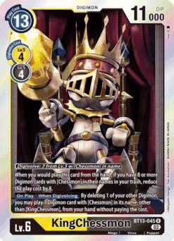 [DIGIMON] BT13-045 - KingChessmon - Digimon - Rare