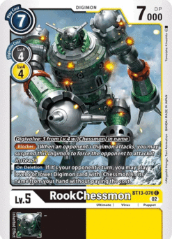 [DIGIMON] BT13-070 - RookChessmon - Digimon - Common