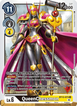 [DIGIMON] BT13-073 - QueenChessmon - Digimon - Uncommon