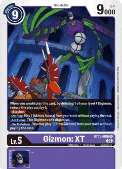 [DIGIMON] BT13-086 - Gizmon: XT - Digimon - Uncommon