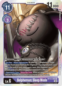 [DIGIMON] BT13-088 - Belphemon: Sleep Mode - Digimon - Rare