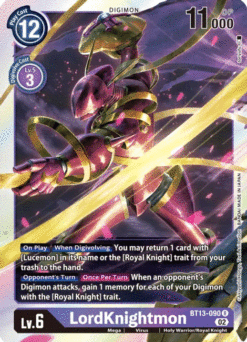 [DIGIMON] BT13-090 - LordKnightmon - Digimon - Rare