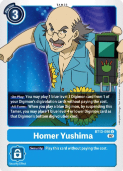 [DIGIMON] BT13-096 - Homer Yushima - Tamer - Uncommon