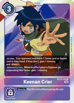 [DIGIMON] BT13-102 - Keenan Crier - Tamer - Rare