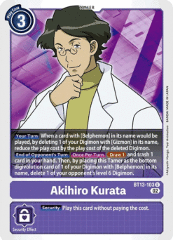 [DIGIMON] BT13-103 - Akihiro Kurata - Tamer - Uncommon