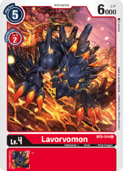 [DIGIMON] BT2-014 - Lavorvomon - Digimon - Common