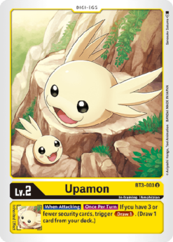 [DIGIMON] BT3-003 - Upamon - Digi-Egg - Uncommon