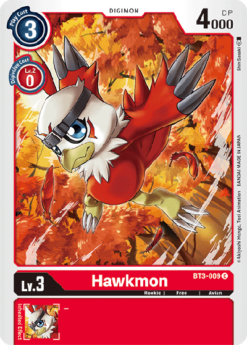 [DIGIMON] BT3-009 - Hawkmon - Digimon - Common