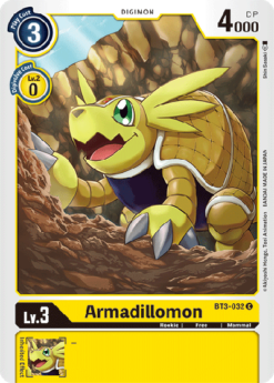 [DIGIMON] BT3-032 - Armadillomon - Digimon - Common