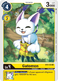 [DIGIMON] BT3-035 - Gatomon - Digimon - Common