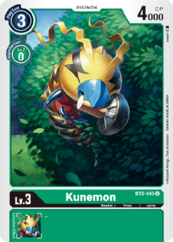 [DIGIMON] BT3-045 - Kunemon - Digimon - Common