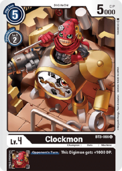 [DIGIMON] BT3-066 - Clockmon - Digimon - Common