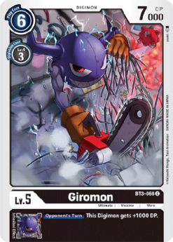 [DIGIMON] BT3-068 - Giromon - Digimon - Common