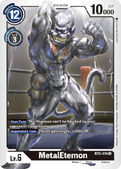 [DIGIMON] BT3-074 - MetalEtemon - Digimon - Uncommon