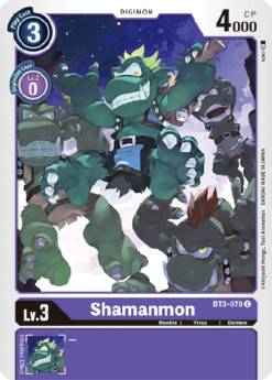 [DIGIMON] BT3-078 - Shamanmon - Digimon - Common