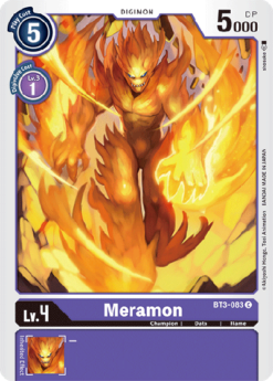 [DIGIMON] BT3-083 - Meramon - Digimon - Common