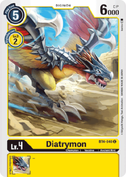 [DIGIMON] BT4-040 - Diatrymon - Digimon - Common