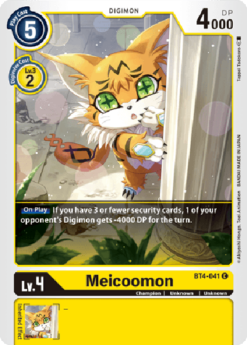 [DIGIMON] BT4-041 - Meicoomon - Digimon - Common