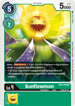 [DIGIMON] BT4-054 - Sunflowmon - Digimon - Uncommon