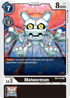 [DIGIMON] BT4-070 - Meteormon - Digimon - Common