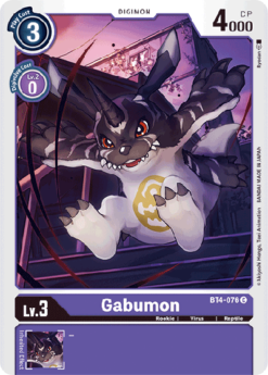 [DIGIMON] BT4-076 - Gabummon - Digimon - Common
