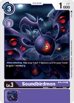 [DIGIMON] BT4-078 - Soundbirdmon - Digimon - Uncommon