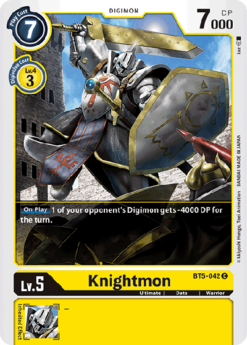 [DIGIMON] BT5-042 - Knightmon - Digimon - Common