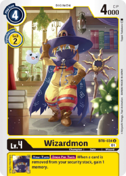 [DIGIMON] BT6-034 - Wizardmon - Digimon - Uncommon