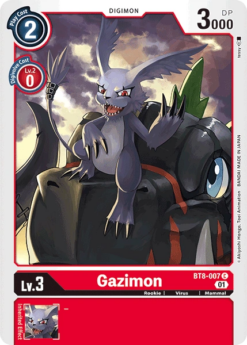 [DIGIMON] BT8-007 - Gazimon - Digimon - Common
