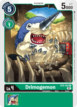 [DIGIMON] BT8-052 - Drimogemon - Digimon - Common