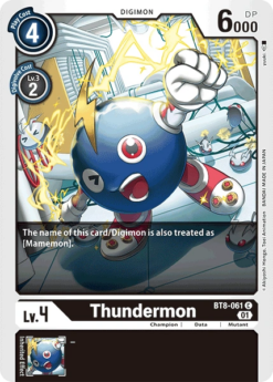 [DIGIMON] BT8-061 - Thundermon - Digimon - Common