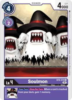 [DIGIMON] BT8-074 - Soulmon - Digimon - Common
