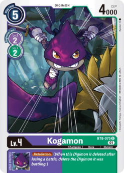 [DIGIMON] BT8-075 - Kogamon - Digimon - Uncommon