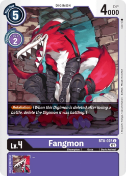 [DIGIMON] BT8-076 - Fangmon - Digimon - Common