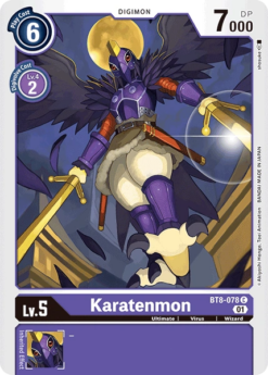 [DIGIMON] BT8-078 - Karatenmon - Digimon - Common
