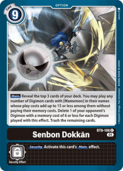 [DIGIMON] BT8-106 - Senbon Dokkān - Option - Common