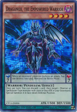 CT13-EN006 - Dragonox, the Empowered Warrior - Super Rare - Limited Edition