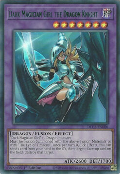 DLCS-EN006 - Dark Magician Girl the Dragon Knight (Green) - Ultra Rare - 1st Edition