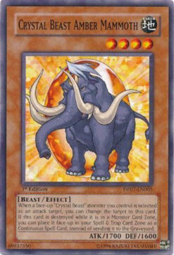 DP07-EN005 - Crystal Beast Amber Mammoth - Common - 1st Edition