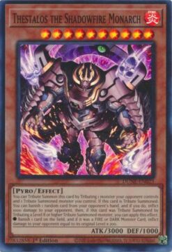 DUNE-EN023 - Thestalos the Shadowfire Monarch - Super Rare - 1st Edition