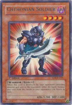 EEN-EN010 - Chthonian Soldier - Rare - 1st Edition