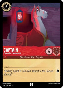 [LORCANA] EN1-106 - Captain - Colonel's Lieutenant - Ruby - Uncommon