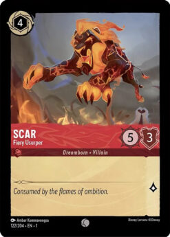 [LORCANA] EN1-122 - Scar - Fiery Usurper - Ruby - Common