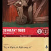 [LORCANA] EN1-124 - Sergeant Tibbs - Courageous Cat - Ruby - Common