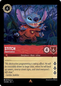[LORCANA] EN1-125 - Stitch - Abomination - Ruby - Rare