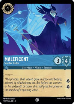 [LORCANA] EN1-150 - Maleficent - Sinister Visitor - Sapphire - Common
