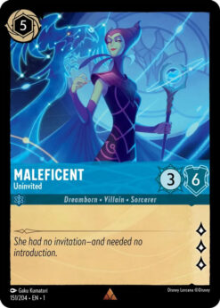 [LORCANA] EN1-151 - Maleficent - Uninvited - Sapphire - Rare