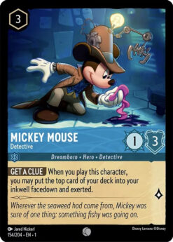 [LORCANA] EN1-154 - Mickey Mouse - Detective - Sapphire - Common