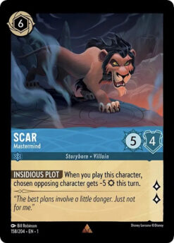 [LORCANA] EN1-158 - Scar - Mastermind - Sapphire - Rare