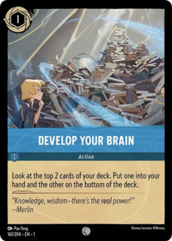 [LORCANA] EN1-161 - Develop Your Brain - Sapphire - Common